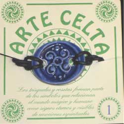 pulsera cerámica esmaltada motivos celta Asturias